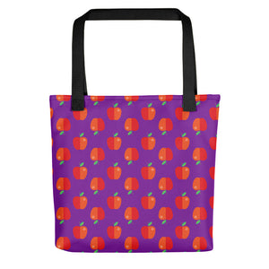 Apple Pattern Tote Bag Teacher Gift