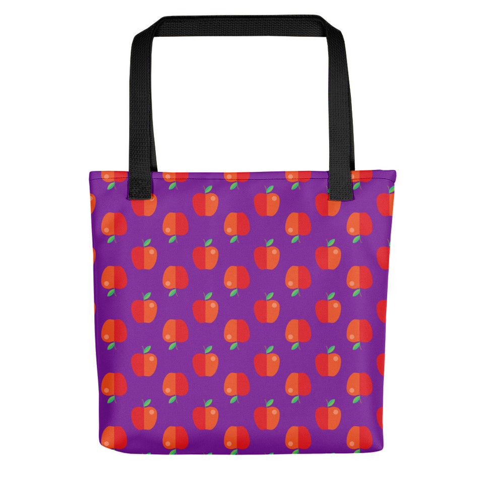 Apple Pattern Tote Bag Teacher Gift