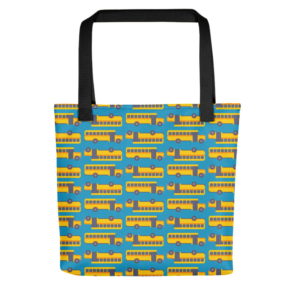 School Bus Tote Bag for Teacher or Bus Driver